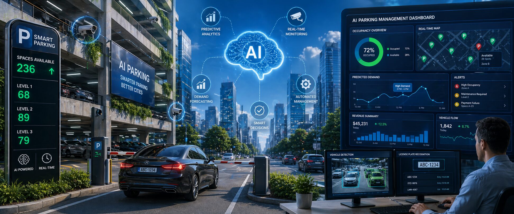 AI parking management